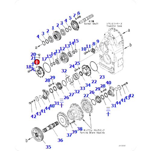 Wheel loader WA900-3 bearing 427-15-33151