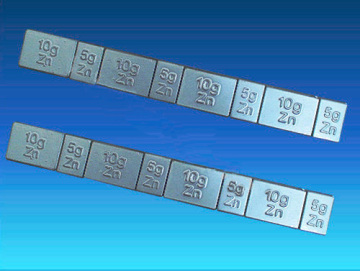 Zinc Stick-on /Adhesive Wheel Weights 5g/10gX4
