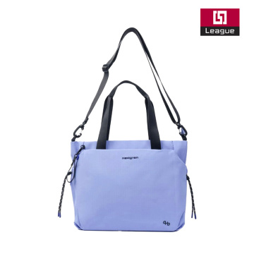 Periwinkle British Square Large Capacity Tote Bag