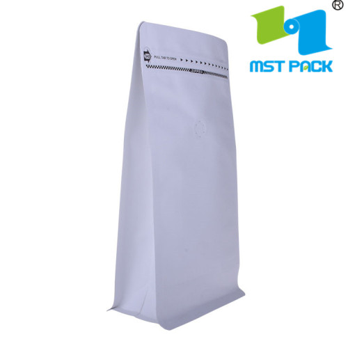 zip top custom printed biodegradable kraft paper bag
