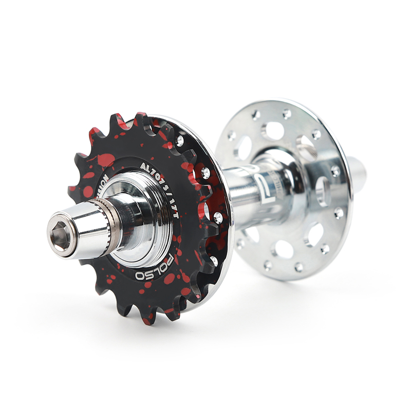 track bike hub with freewheel