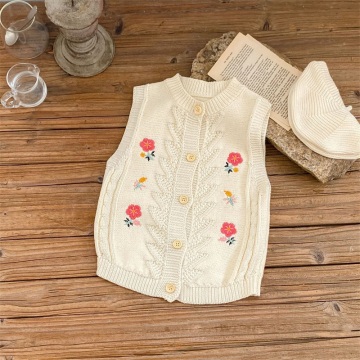 Sweater de malha infantil por atacado AW23