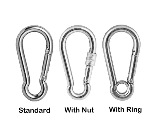 Snap Hook Carabiner Spring Clip Stainless Steel