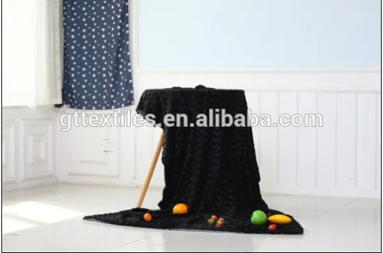 Hot sale 2 layer pv plush blanket