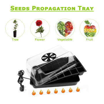 Vented Humidity Dome Indoor Propagation Nursery Seed Tray