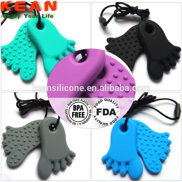 Good infants teething jewelry pendant and necklace bpa free teether