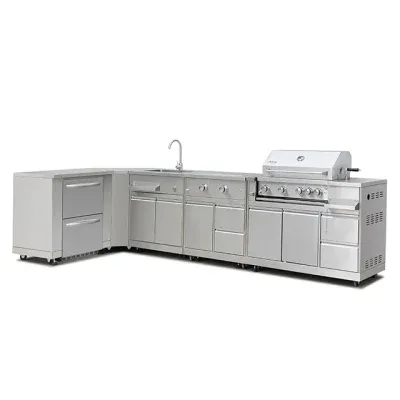 Linka Stainless Steel Outdoor Kitchen Cabinet