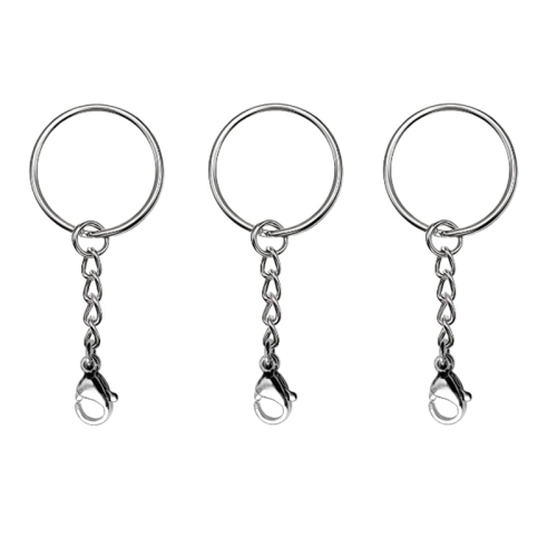 Sleutelhanger ringen ketting kreeft sluiting