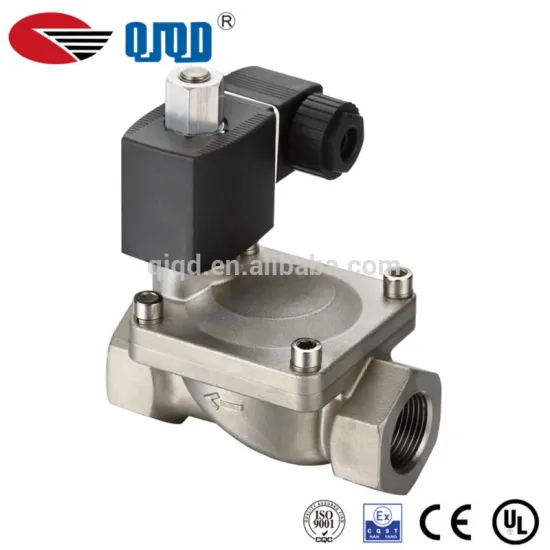 Zero Pressure Normally Open Stainless Steel Solenoid Valve