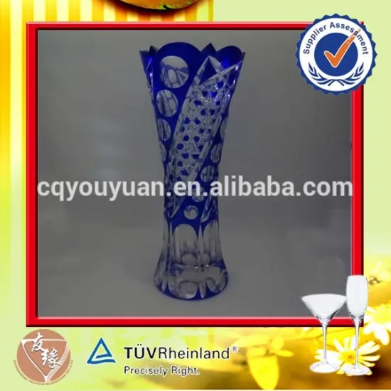 Best Craft engraved 580ml expensive glass vases