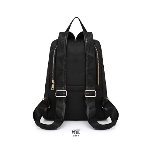 High quality Washed Black PU Women's Causal Backpack