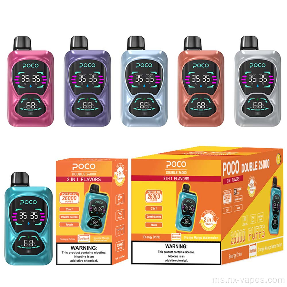 Poco db 26000 puff borong vape pakai borong