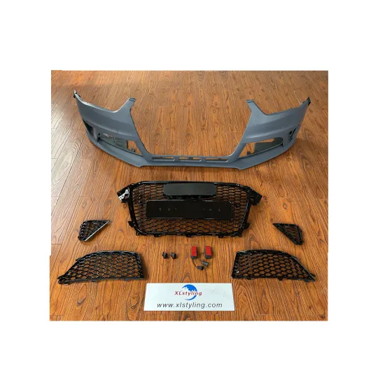 Upgraded Front Bumper Body Kit for Audi A4/S4 B8.5 2013-2016 with RS4 Style Grille