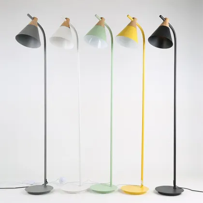 Colorful Macaron Floor Lamp for Living Room and Study
