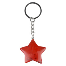 Red Jasper 30mm Star Pendant Pendant Keychain