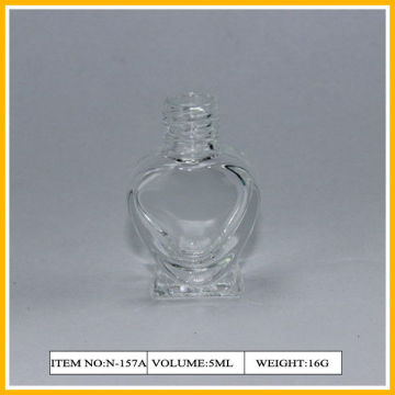 Silk Screen Printing Glass Nail Polish Containers Bottle 5ml