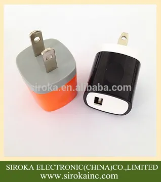 Mobile phone use 5V 1.5A USB wall adapter charger with US plug