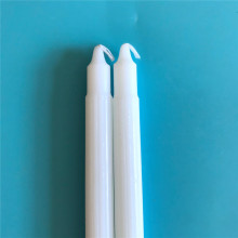 15081129555 Africa white fluted pillar taper candle