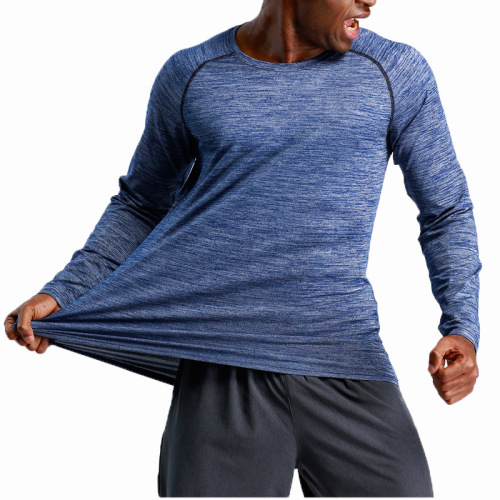 T-shirt élastique de sport de fitness pour homme