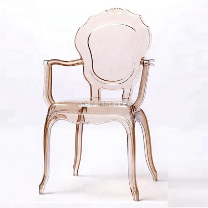 Acrylic Crystal Clear Bella Princess Chairs for Hotel Weddings