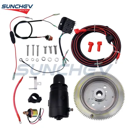 SUNCHEV Electric Starter Kit Yamaha 85hp For Yamaha 85hp(2 Stroke)