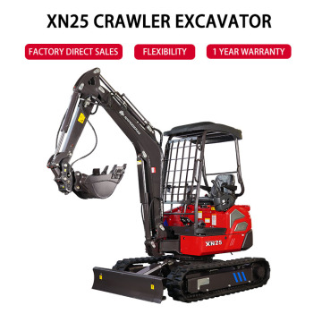 Irene Rhinoceros xn25 2500kg crawler digger mini excavator crawler small digger