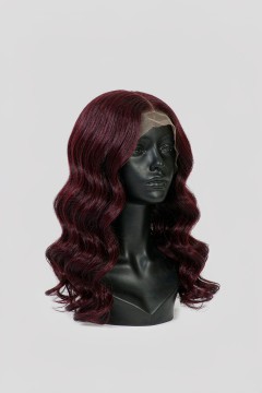 99J Burgundy Body Wave 13x4 Lace Front Wig 100% Human Hair