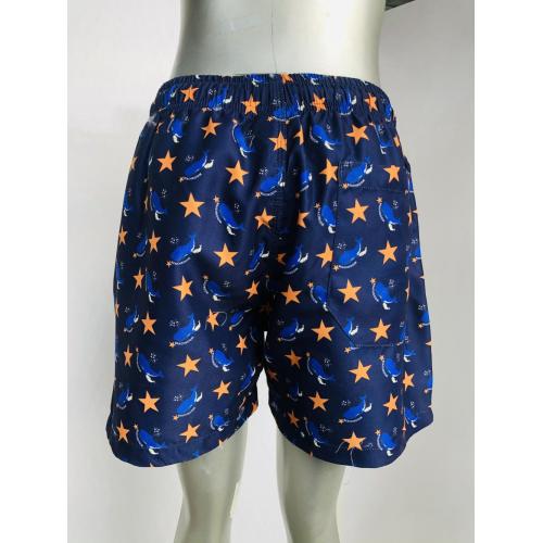 Polyester Beach Pants Whale star print men's beach shorts Factory