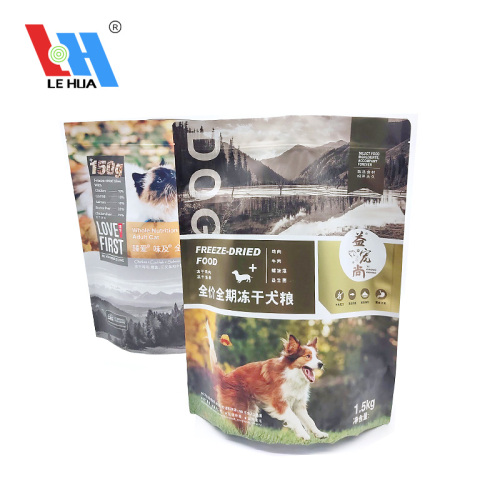 Food Grade Aluminium Zip-lock Doypack For Pet Treat