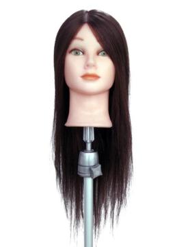 100% HUMAN HAIR TRAINING MANNEQUIN HEADS CAN PERM,BLEACH,CURL,COLOR
