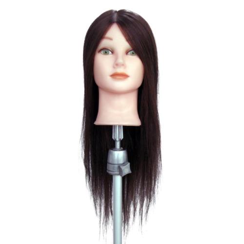 100% HUMAN HAIR TRAINING MANNEQUIN HEADS CAN PERM,BLEACH,CURL,COLOR