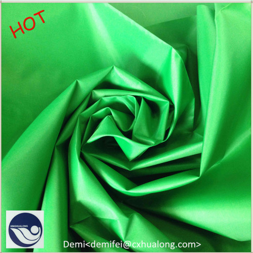 Changxing Hualong Silk Fashion garment lining 100% 190t 75d polyester taffeta