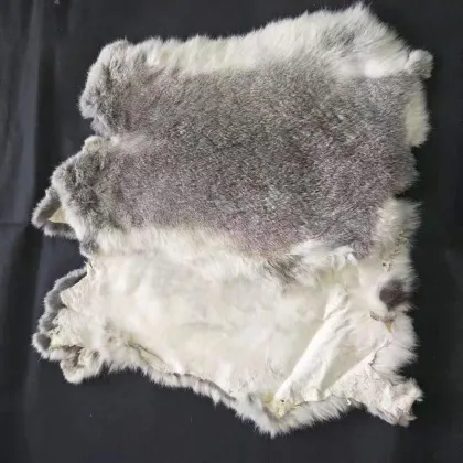Clothing Accessories High Quality Raw Rabbit Fur Natural Rabbit Skin Real Genuine Rabbit Fur