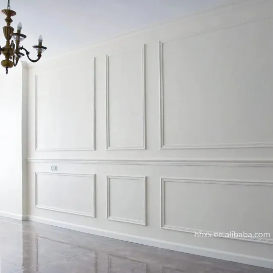 Simple White Primed PU Ceiling Moulding