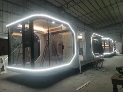 Luban Capsule: Glass Steel Outdoor Villa Construction and Container House Decoration