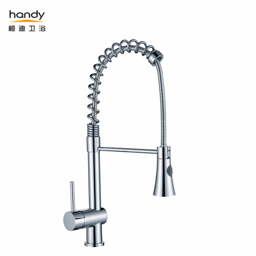 Spring elbow Pull Down Kitchen Sink Mixer taps