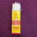 400g 6PCS Polybag 55G Large Pure paraffin wax White Stick Candle