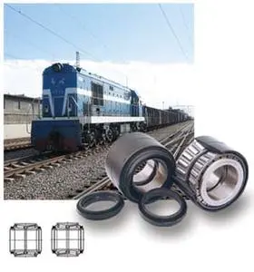 Axle bearings for railway rolling