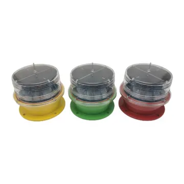 Solar-Powered LED Marine Navigation and Warning Lights