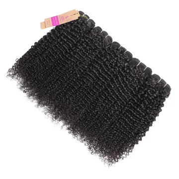 Double Drawn Indian Remy Kinky Curly Human Hair Weave Extension In Bulk,Buy Bulk Hair Weave For Sale In Zambia