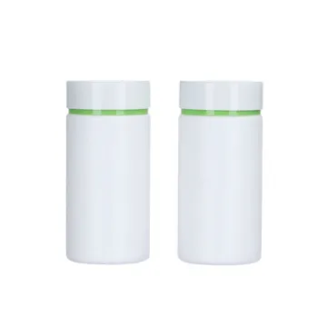 120cc White Vitamin Bottle Plastic Medical Bottles PET