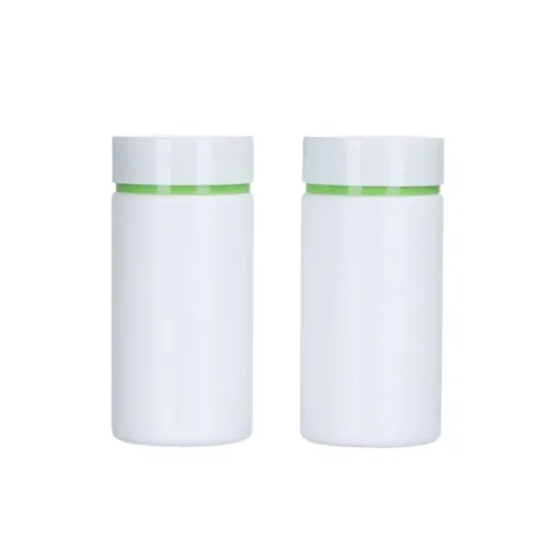 120cc White Vitamin Bottle Plastic Medical Bottles PET