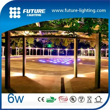 CE RoHS IP67 Garden decorative light 12V 6W led glass brick