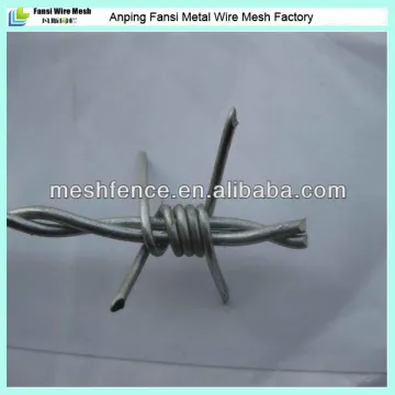 Galvanized cheap military barbed wire