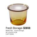 Round Shape Heat-resisting Glass Fresh Storage Bowls