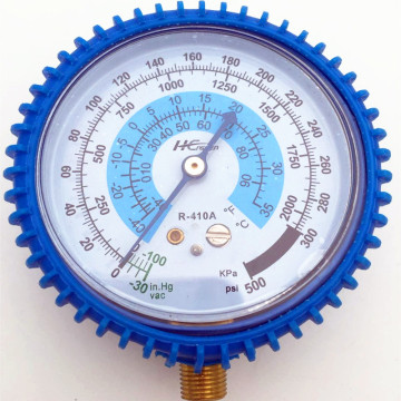Air Conditioning Refrigerant Pressure Gauge - Manifold Gauge for Refrigerant Gas Pressure