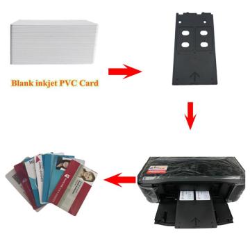 High Quality 2 Pieces Inkjet Print PVC ID Card Tray for Canon G Type Printer IP4760