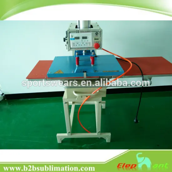 high quality dual pneumatic t-shirt heat press machine