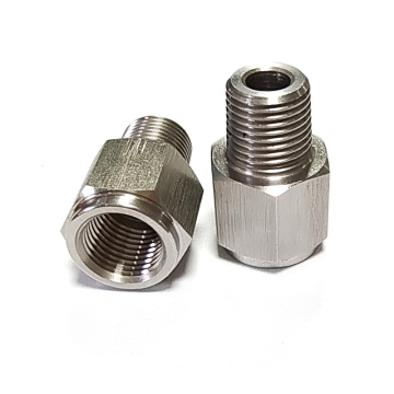 Oil pressure instrument adapter connector 1/8NPT male thread