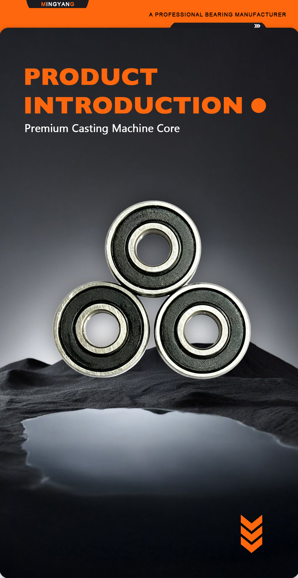 608‑2RS Sealed Deep Groove Ball Bearing x